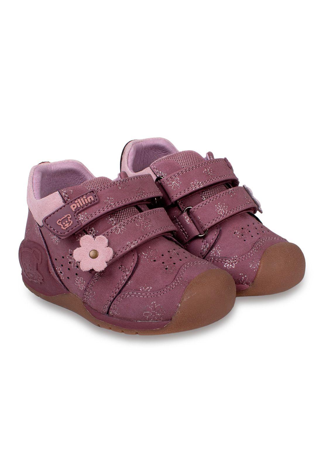 Zapato Clásico Niña Morado Pillin (PZD204-26MOR)-0