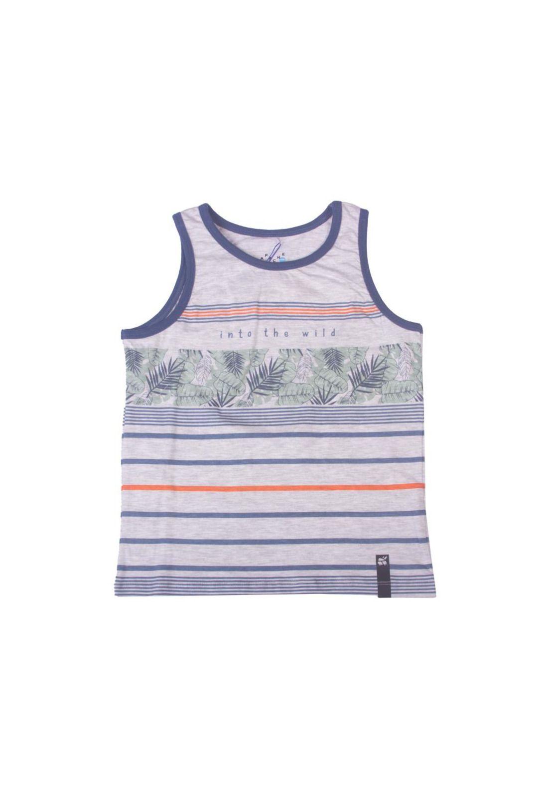 Polera Niño Gris Pillin-0