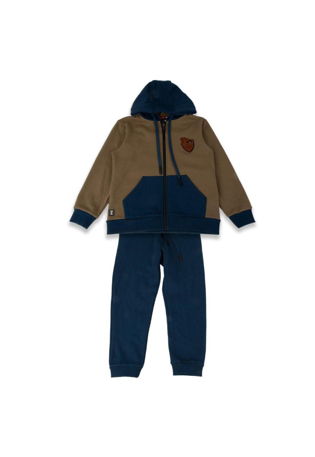 Buzo Niño Café claro Pillin-1