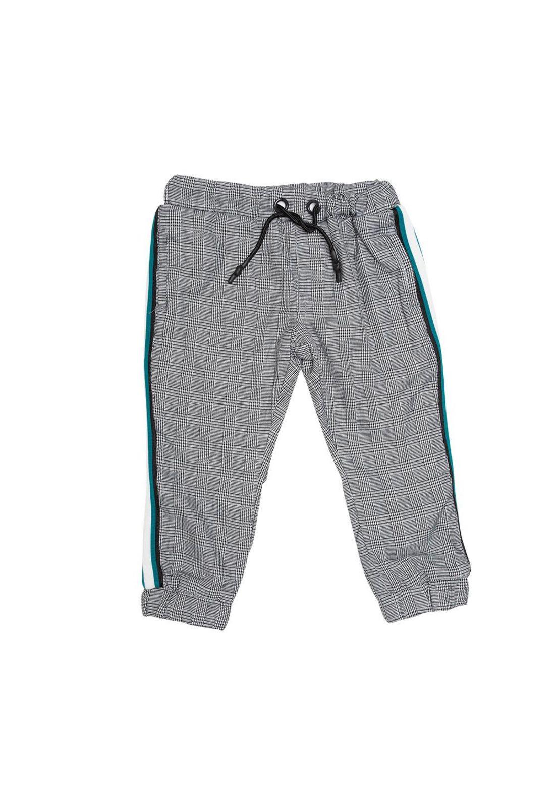 Pantalón Bebe Algodón Invierno Niño Gris-0