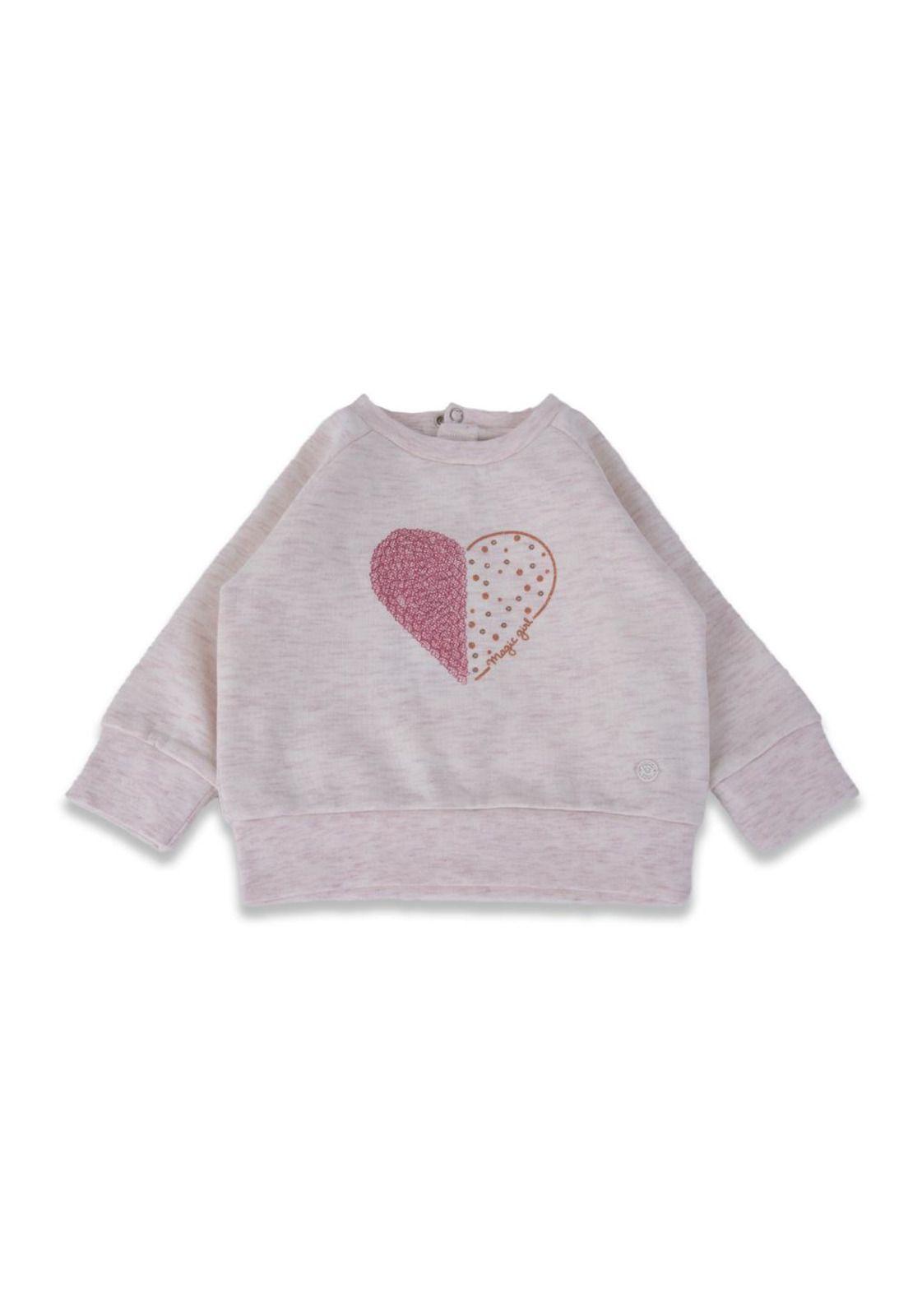 Polerón Bebé Niña Gris claro Pillin-0