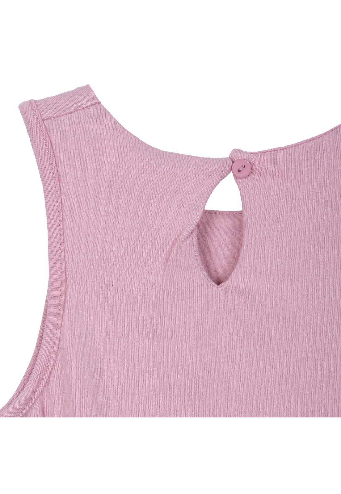 Polera Niña Sin Mangas Palo Rosa Pillin-3