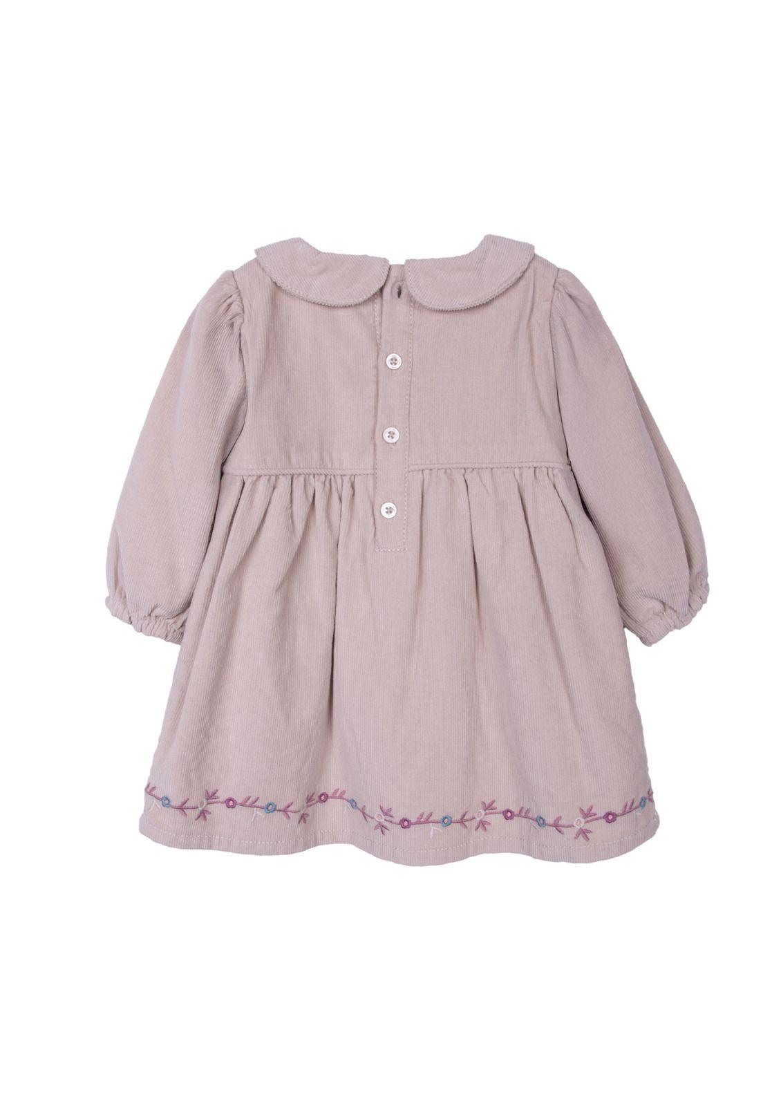 Vestido   Pillin Café Niña (PVD841-26ARE)-1