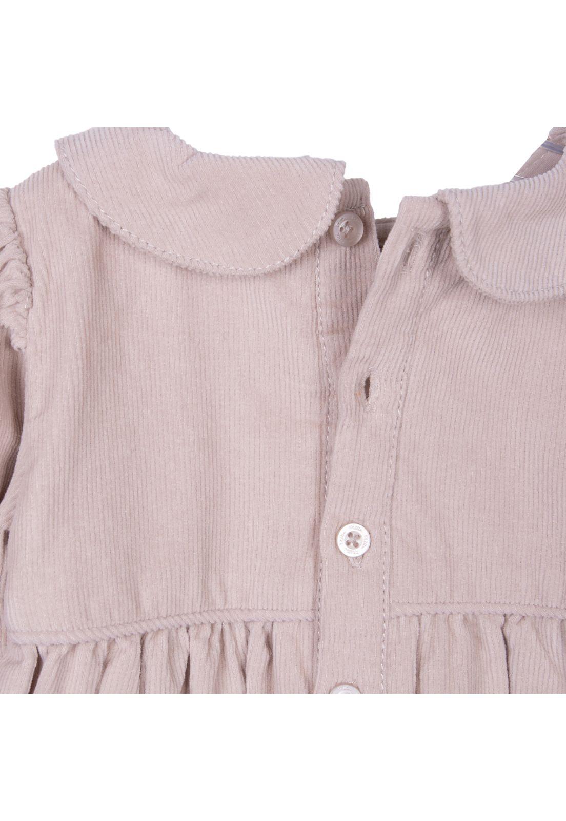 Vestido   Pillin Café Niña (PVD841-26ARE)-3