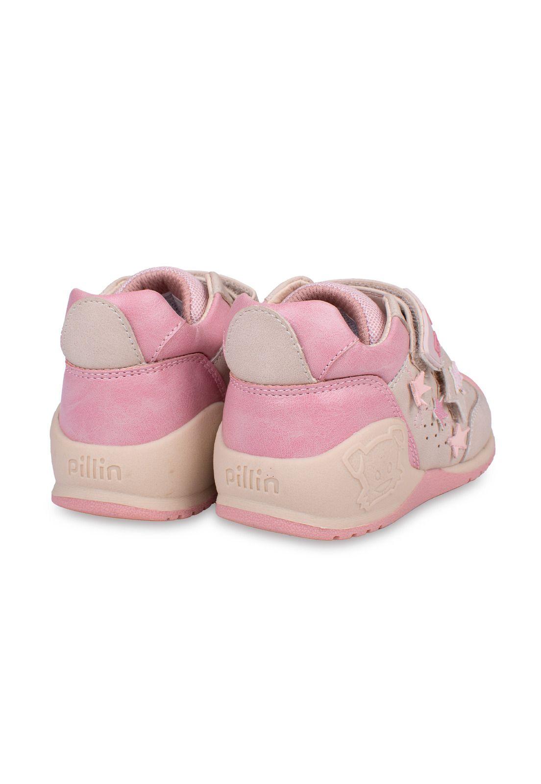 Zapato Clásico Niña Blanco Pillin (PZD203-26BEI)-2