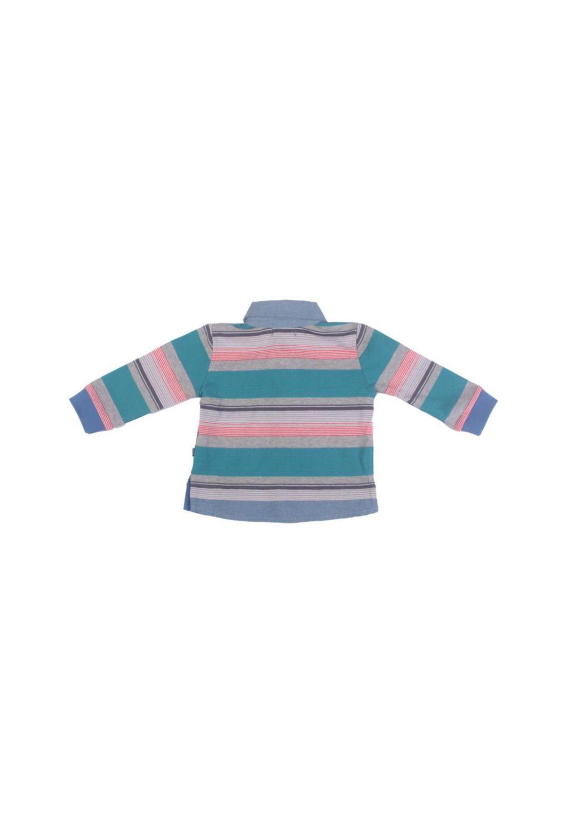 Polera Bebe Niño Gris Pillin-3