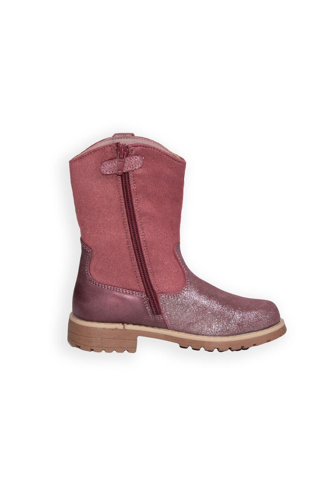Bota Niña Guinda Pillin-2