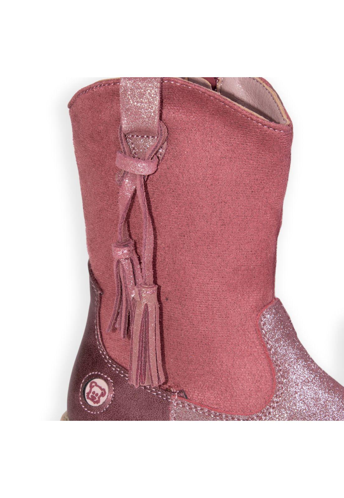 Bota Niña Guinda Pillin-4