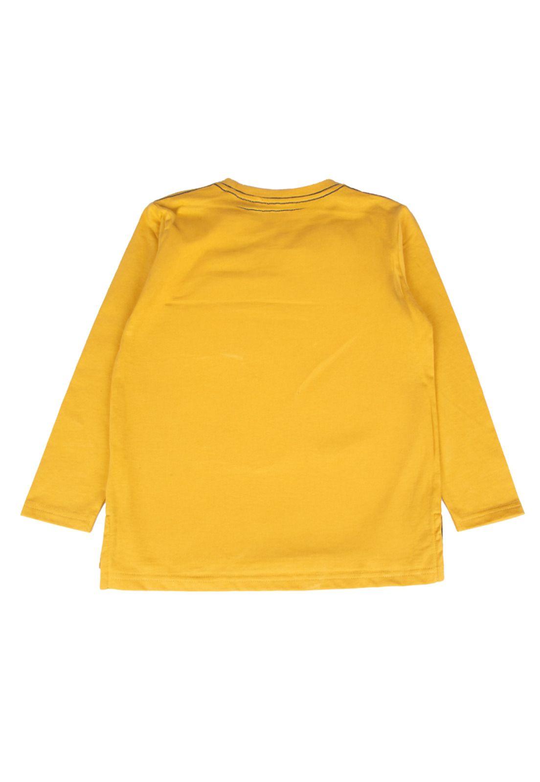 Polera Niño Mostaza Pillin (PVB601-25MOS )-2