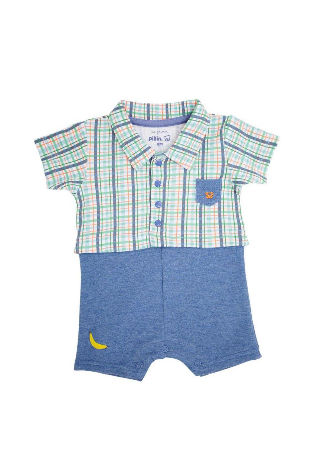 Mameluco Bebe Algodón Verano Niño Multicolor-0
