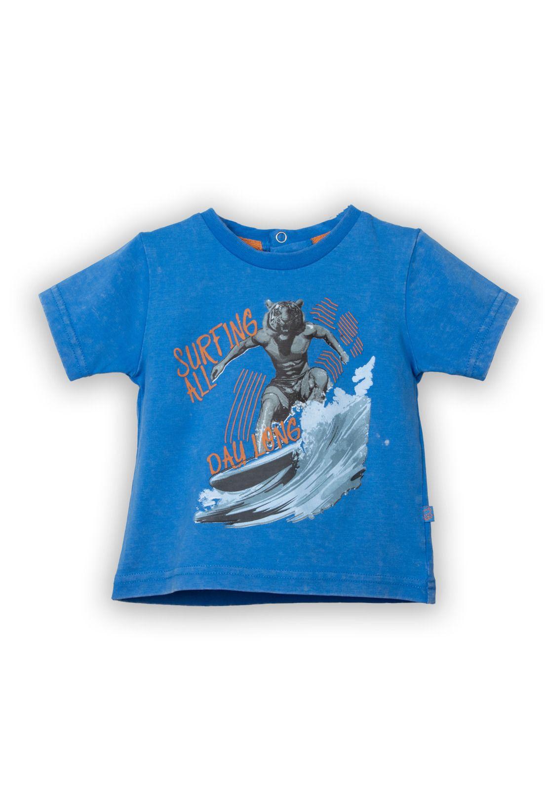 Polera  Niño Azul Pillin (PVC658-25AZU3M)-0