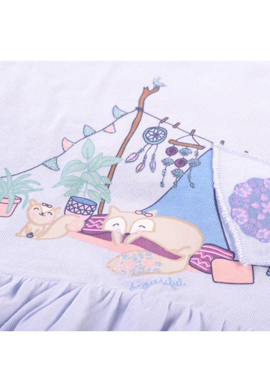 Polera Manga Larga Bebé Niña Lavanda Pillin-2