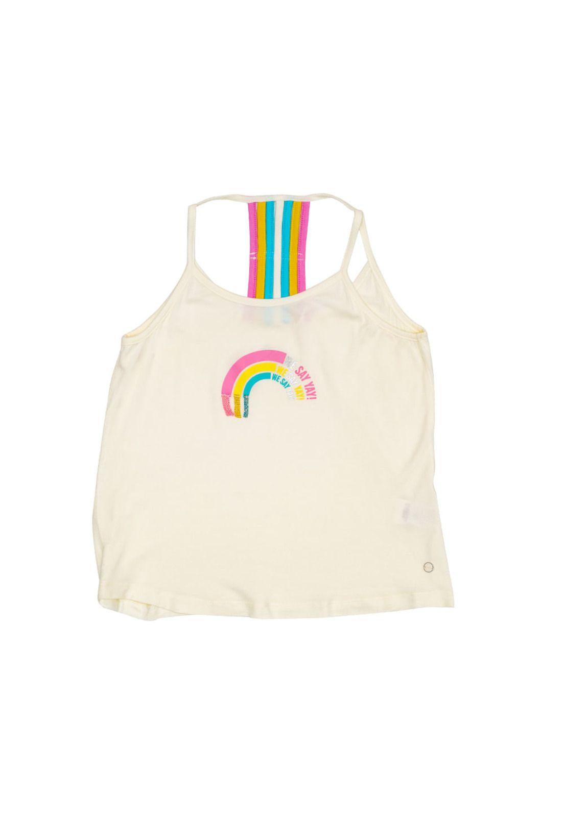 Polera Niña Blanco Pillín-1