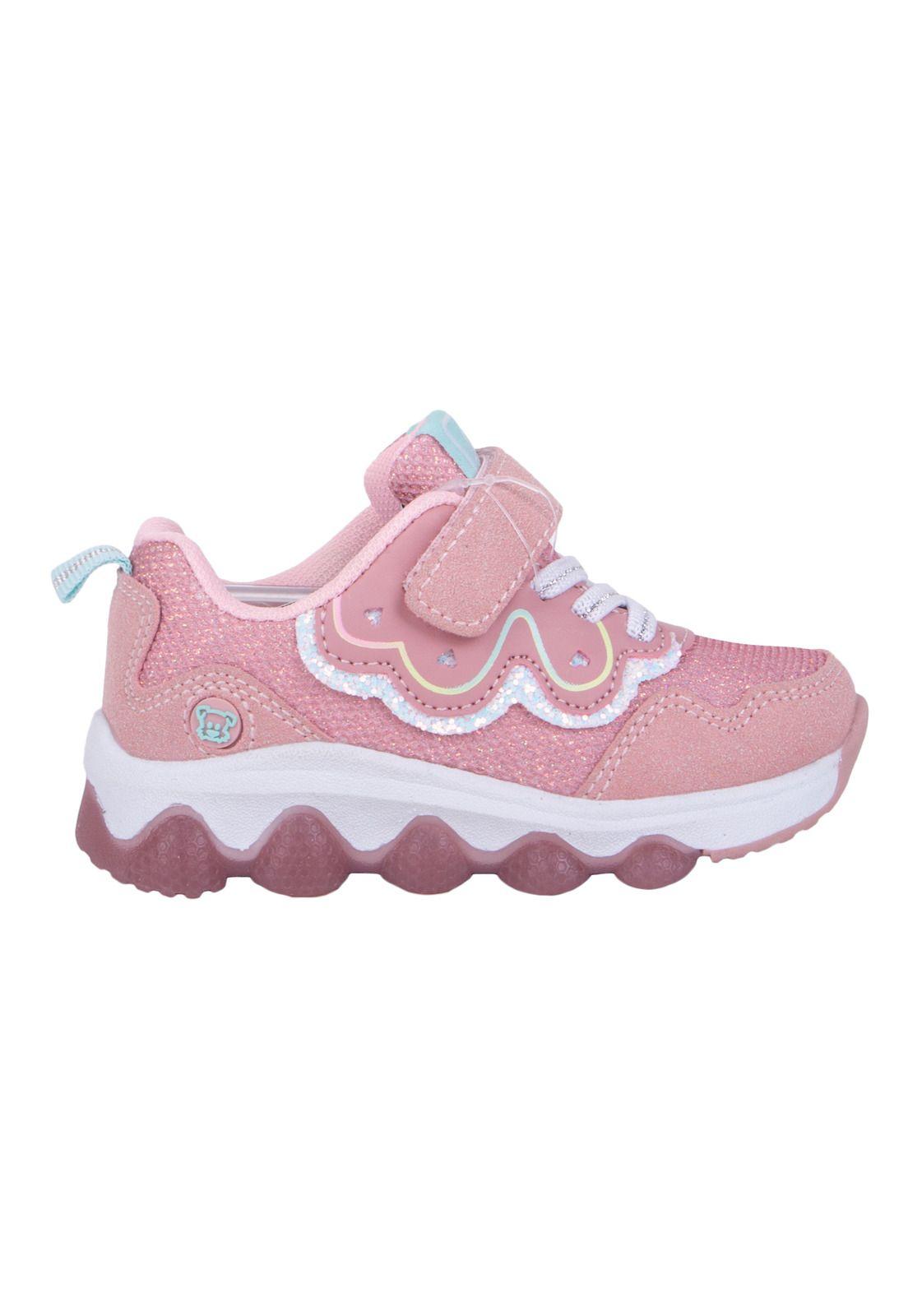 Zapatillas Bebe Niña Rosado Pillin-4