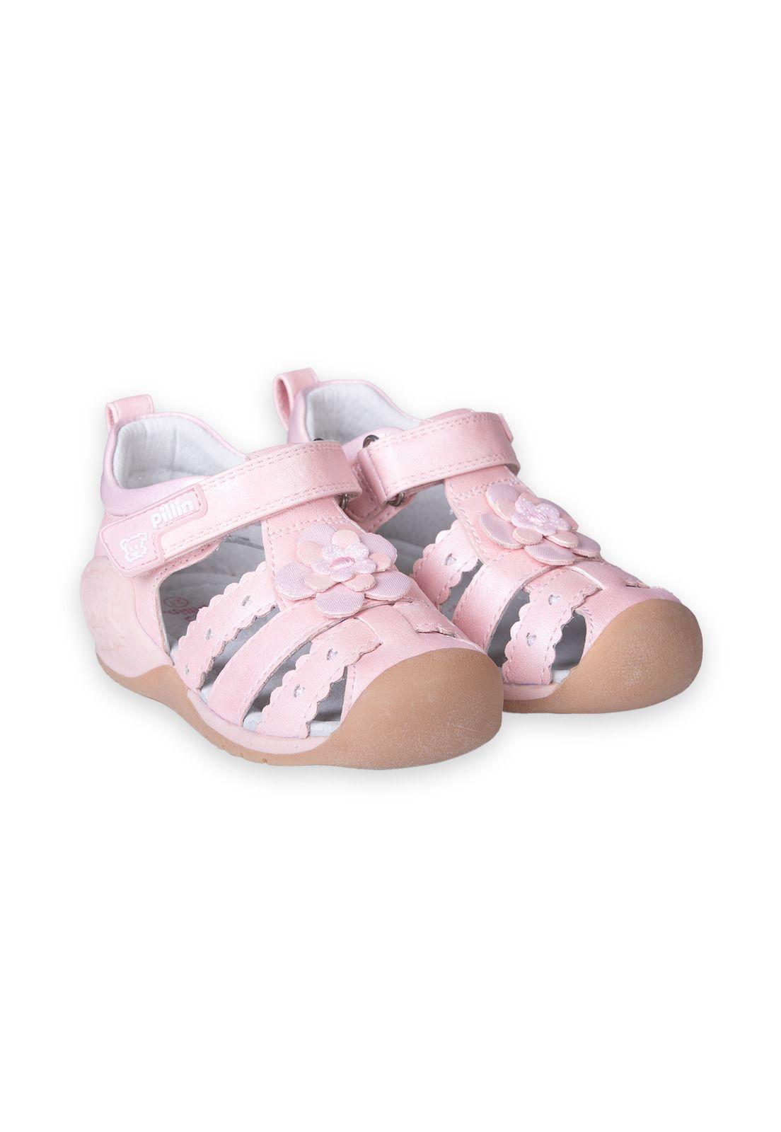 Sandalias Recién Nacido Niña Rosado Pillin (PZC202-25ROS )-0