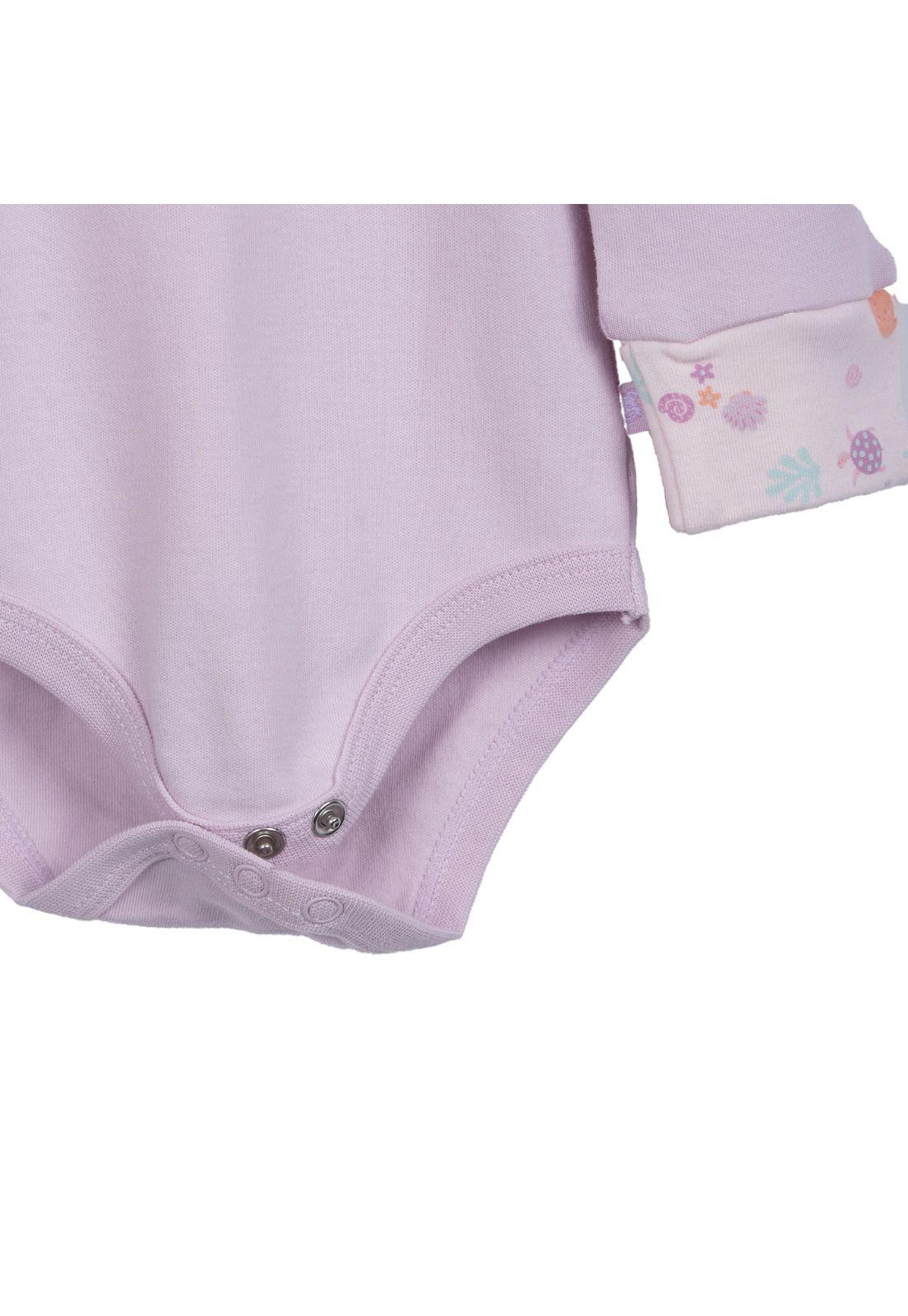 Set 3 Piezas Recién Nacido Niña Algodón Diseño Mar Surtido Pillin-3