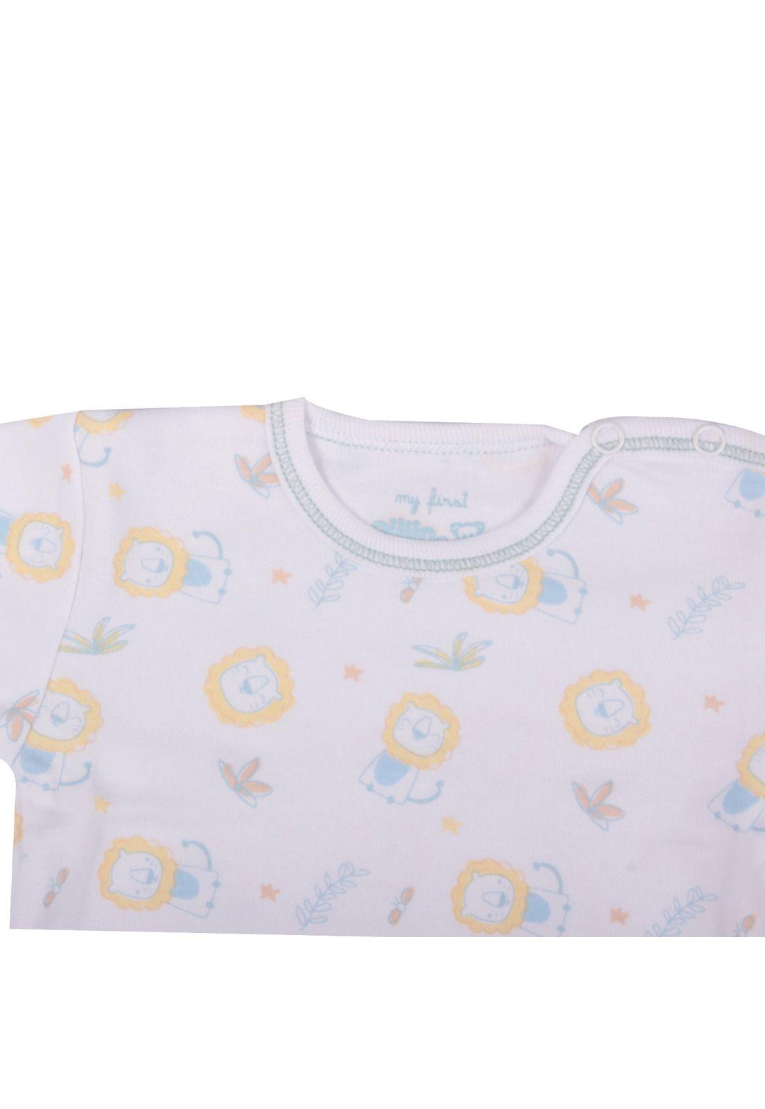 Set 2 Pzas Camiseta Bebe Niño Multicolor Pillin-3