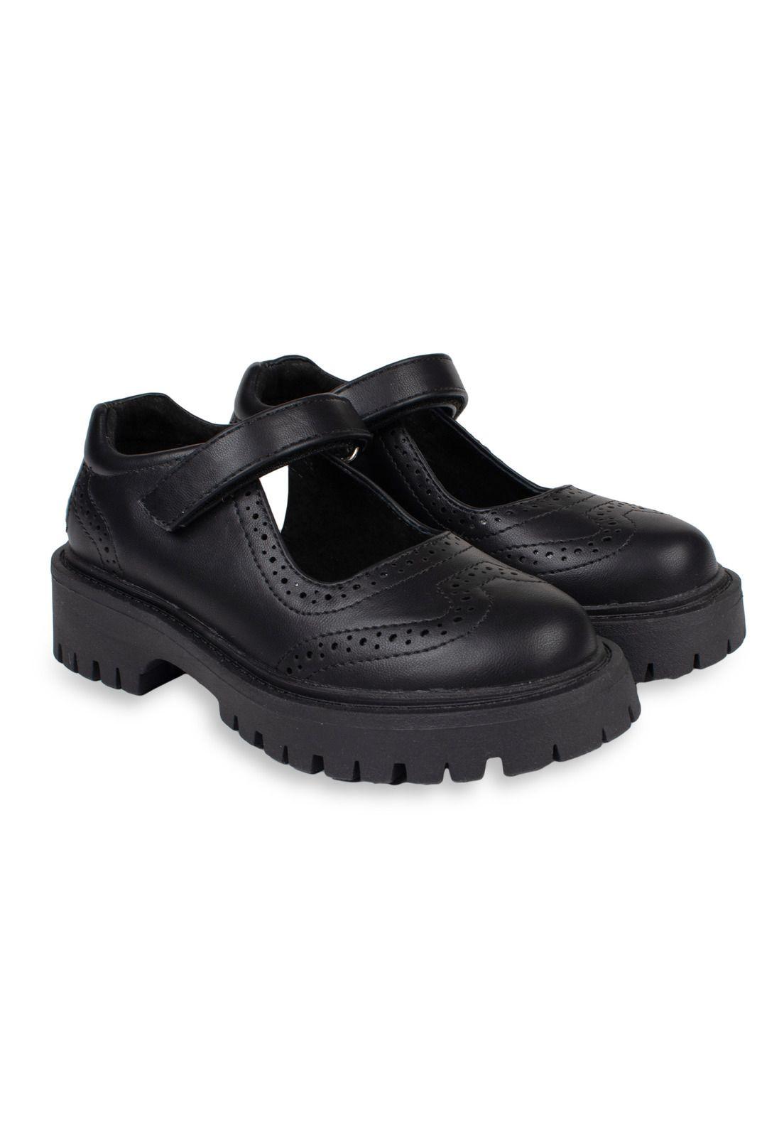 Ballerina Niña Negro Pillin (PZD215-26NEG)-0