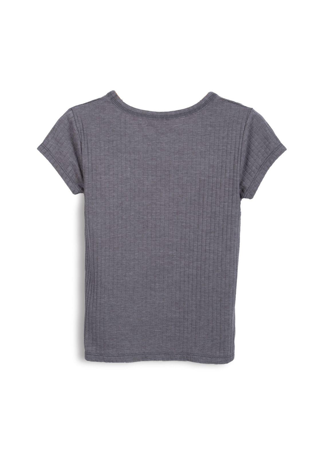 Polera Niña Manga Corta Tachas de Estrellas Marengo Pillin-1