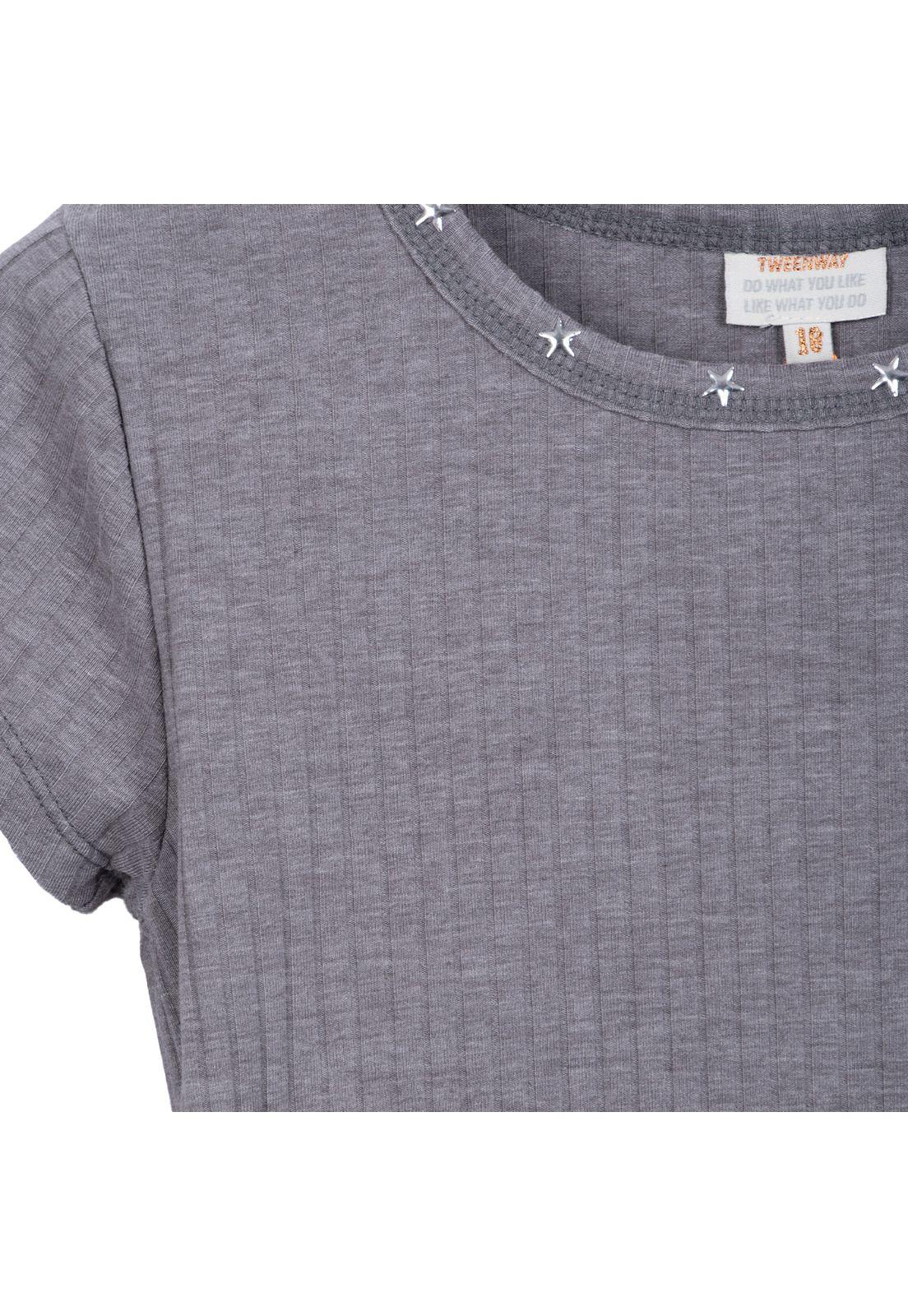 Polera Niña Manga Corta Tachas de Estrellas Marengo Pillin-2