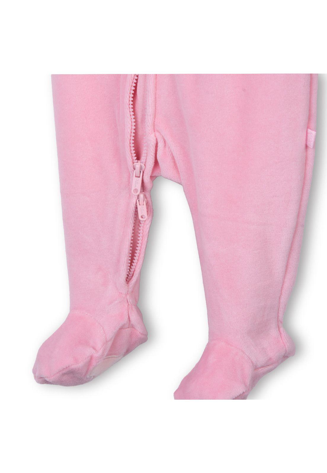 Osito Dizfraz de Plush Recién Nacido Niña Rosado Oscuro Pillin-4