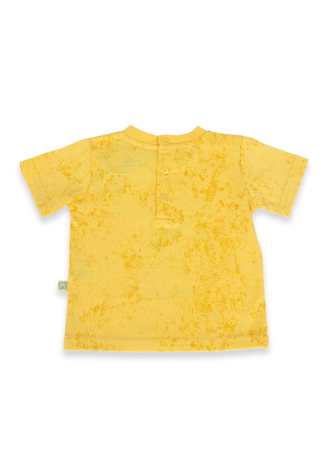 Polera Bebé Niño Amarillo Pillin-3