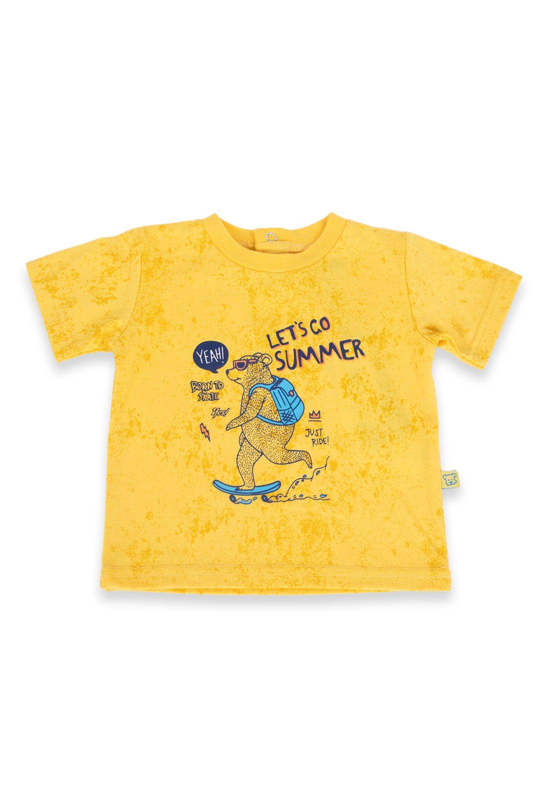 Polera Bebé Niño Amarillo Pillin (PVA625-24AMA)-0