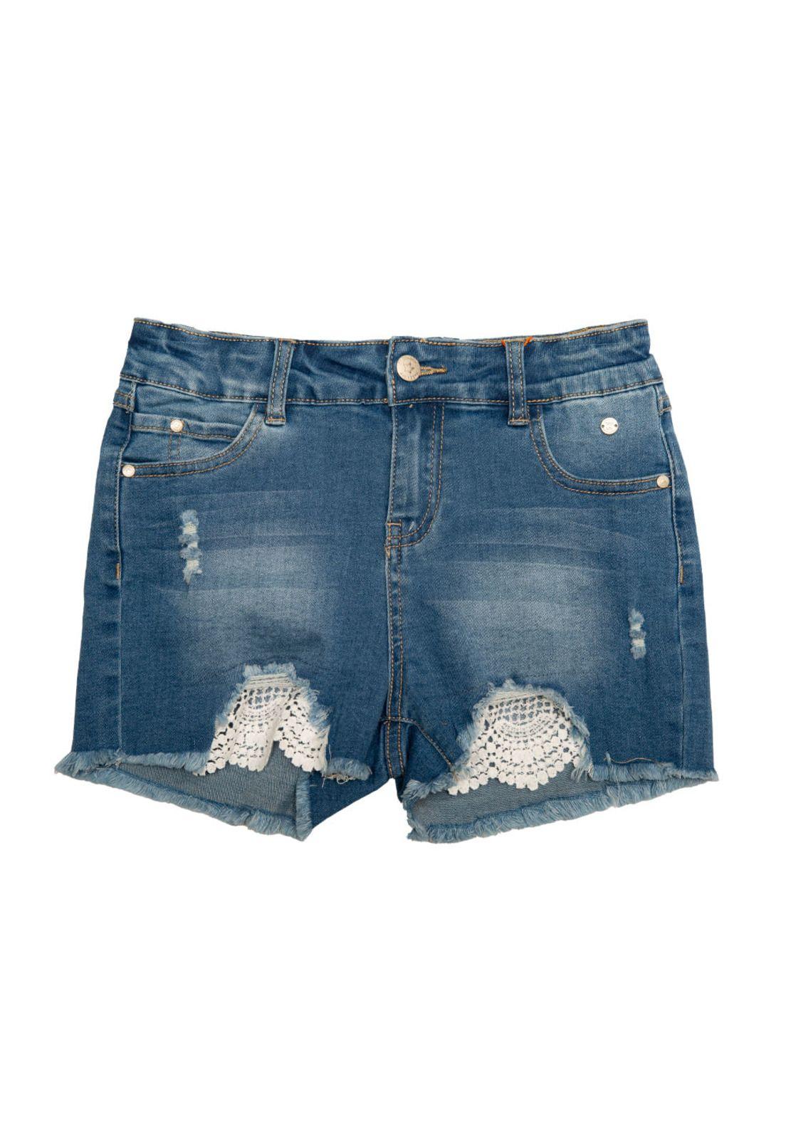 Short Denim Niña Pillín-0