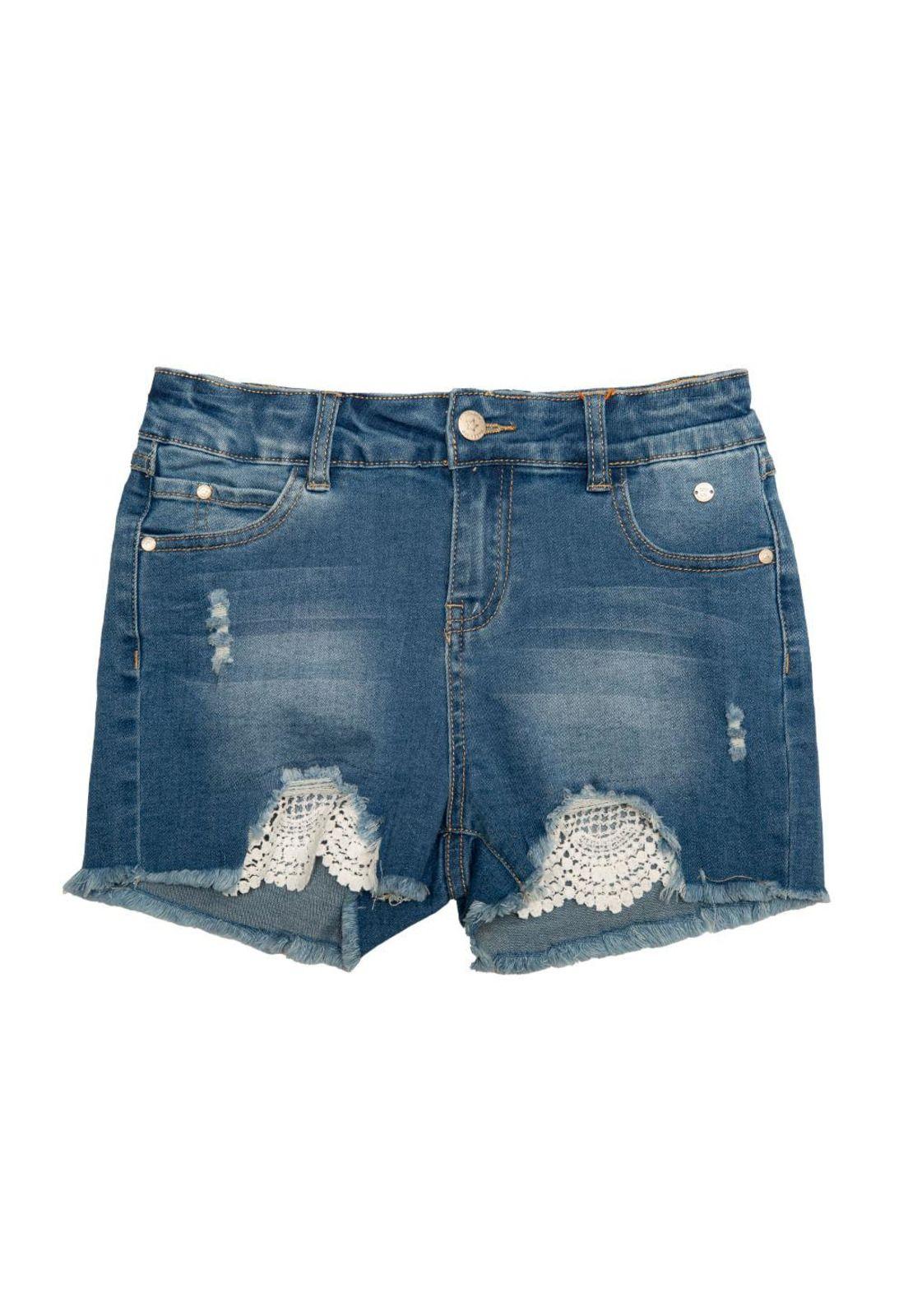 Short Denim Niña Pillín-0