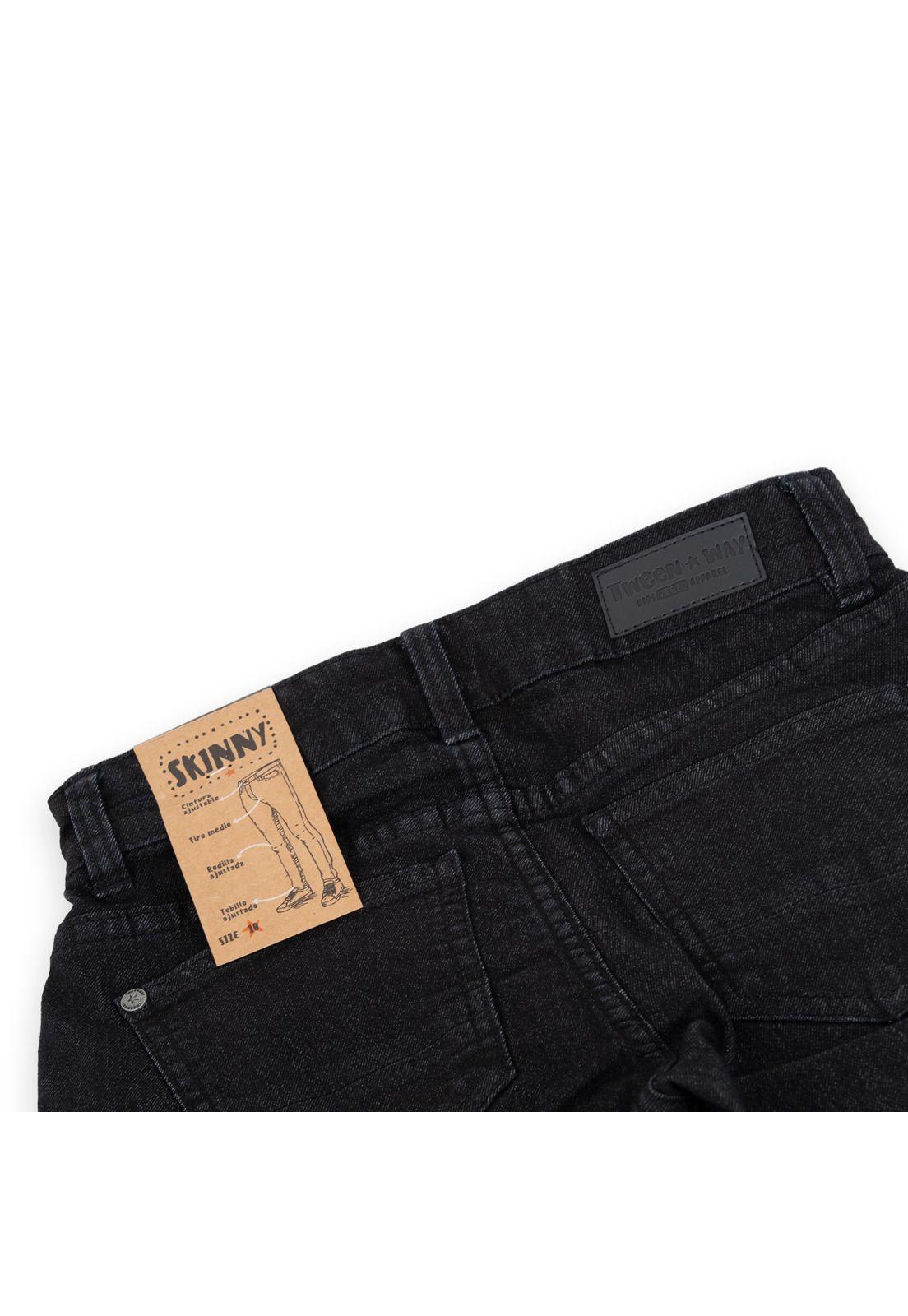 Jeans Niña Negro Pillin (TVA708-24NEG)-3