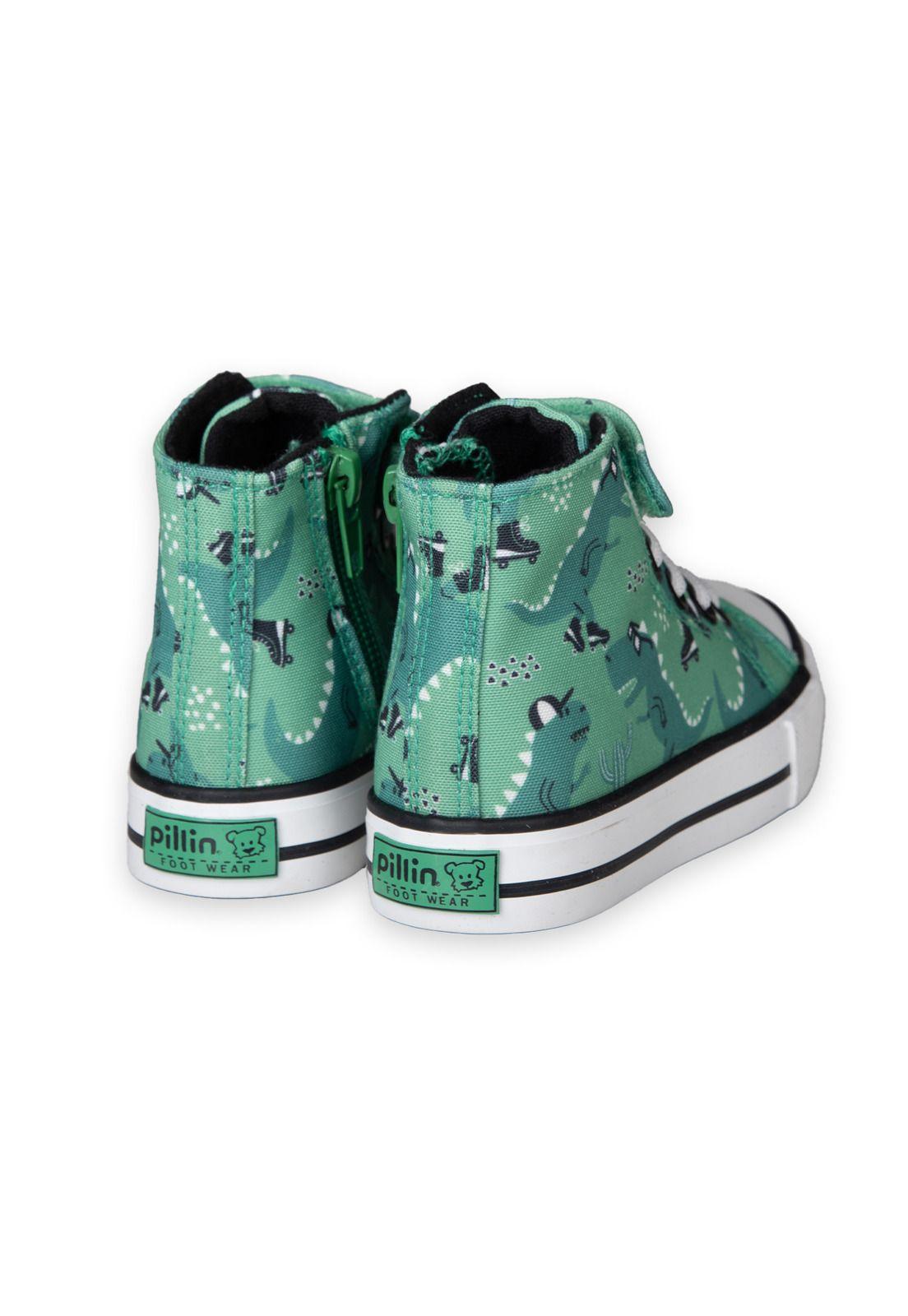Zapatillas Bebe Niño Verde Pillin (PZC504-25VER )-2