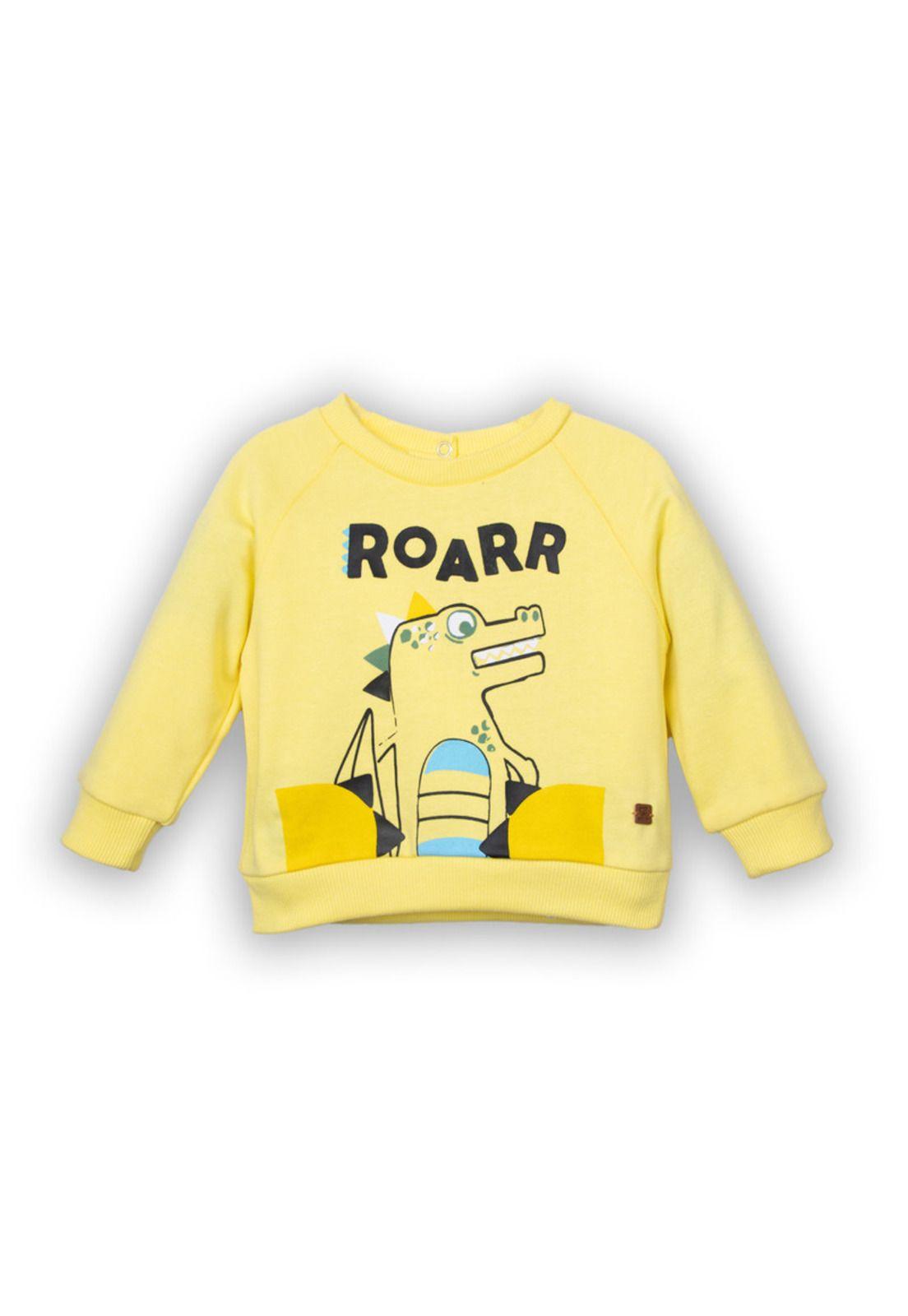 Polerón  Niño Amarillo Pillin (PVC501-25AMA3M)-0