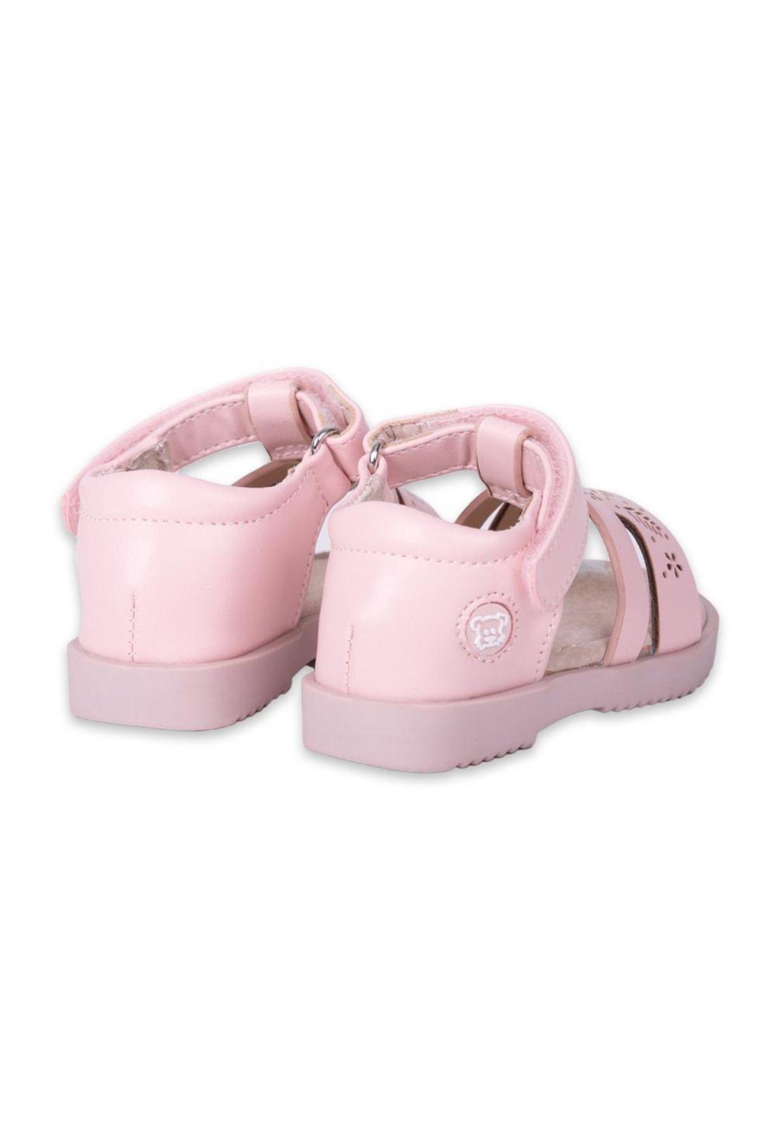 Sandalias Bebe Niña Rosado Pillin-3
