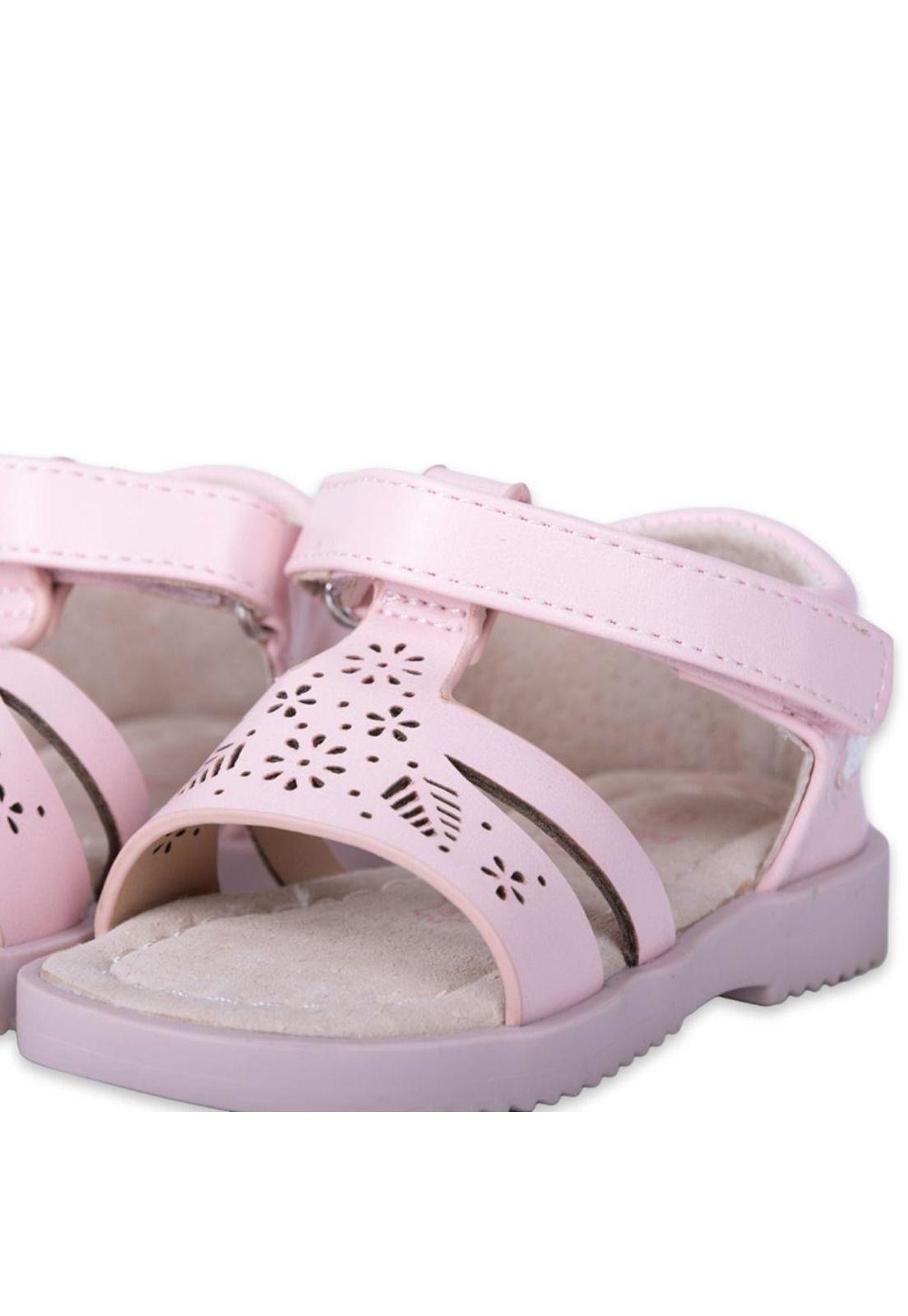 Sandalias Bebe Niña Rosado Pillin-4