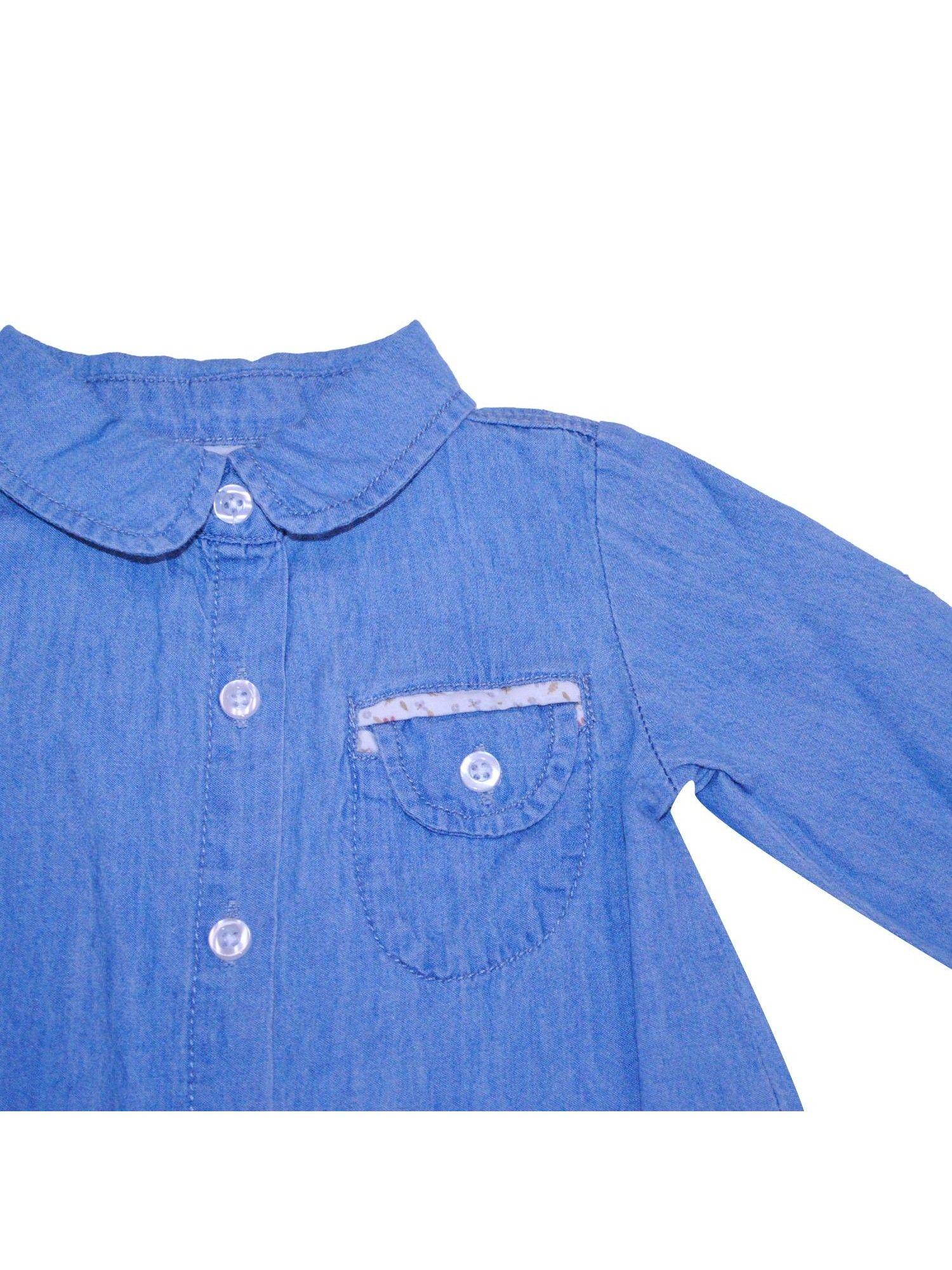 Camisa Bebe Niña Azul Pillin-1