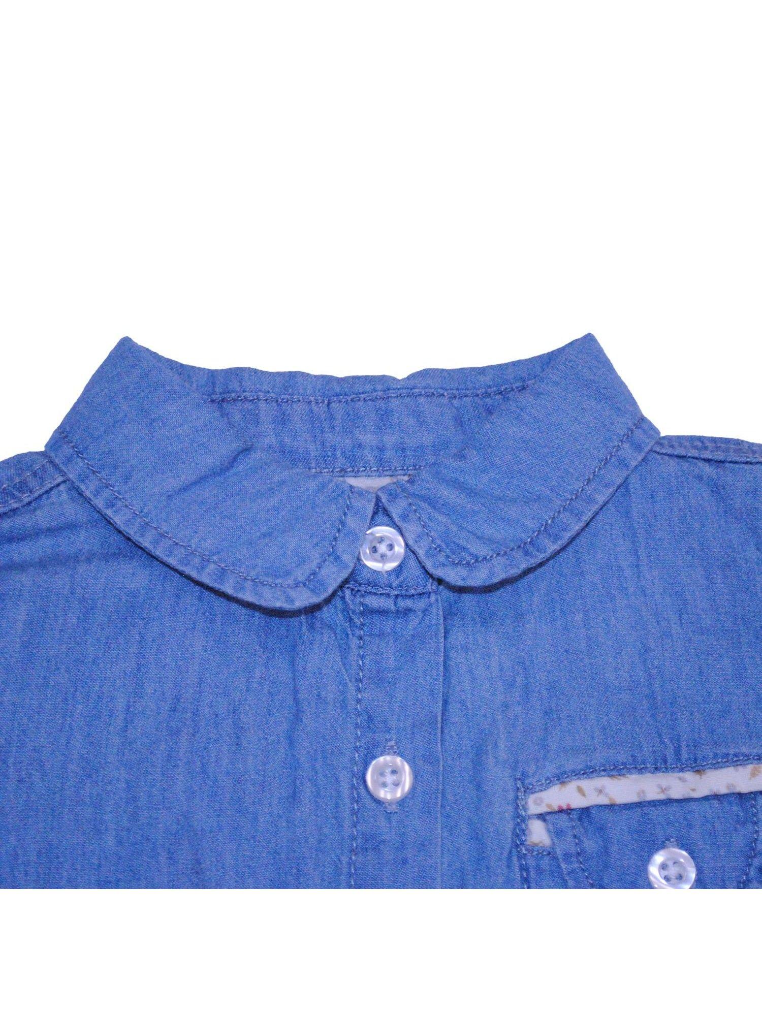Camisa Bebe Niña Azul Pillin-2