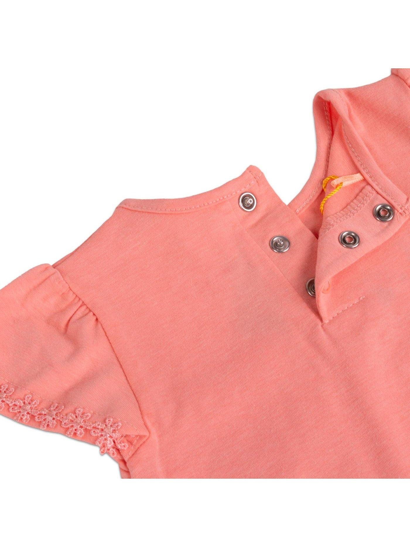 Polera Bebe Niña Naranja Pillin-2
