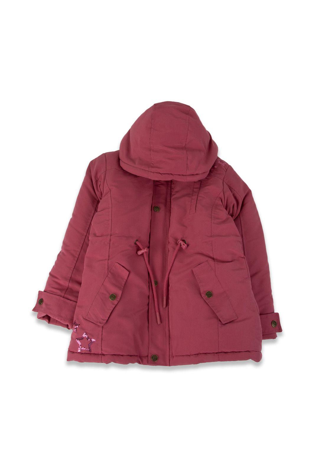 Chaqueta Niña Guinda Pillin-1