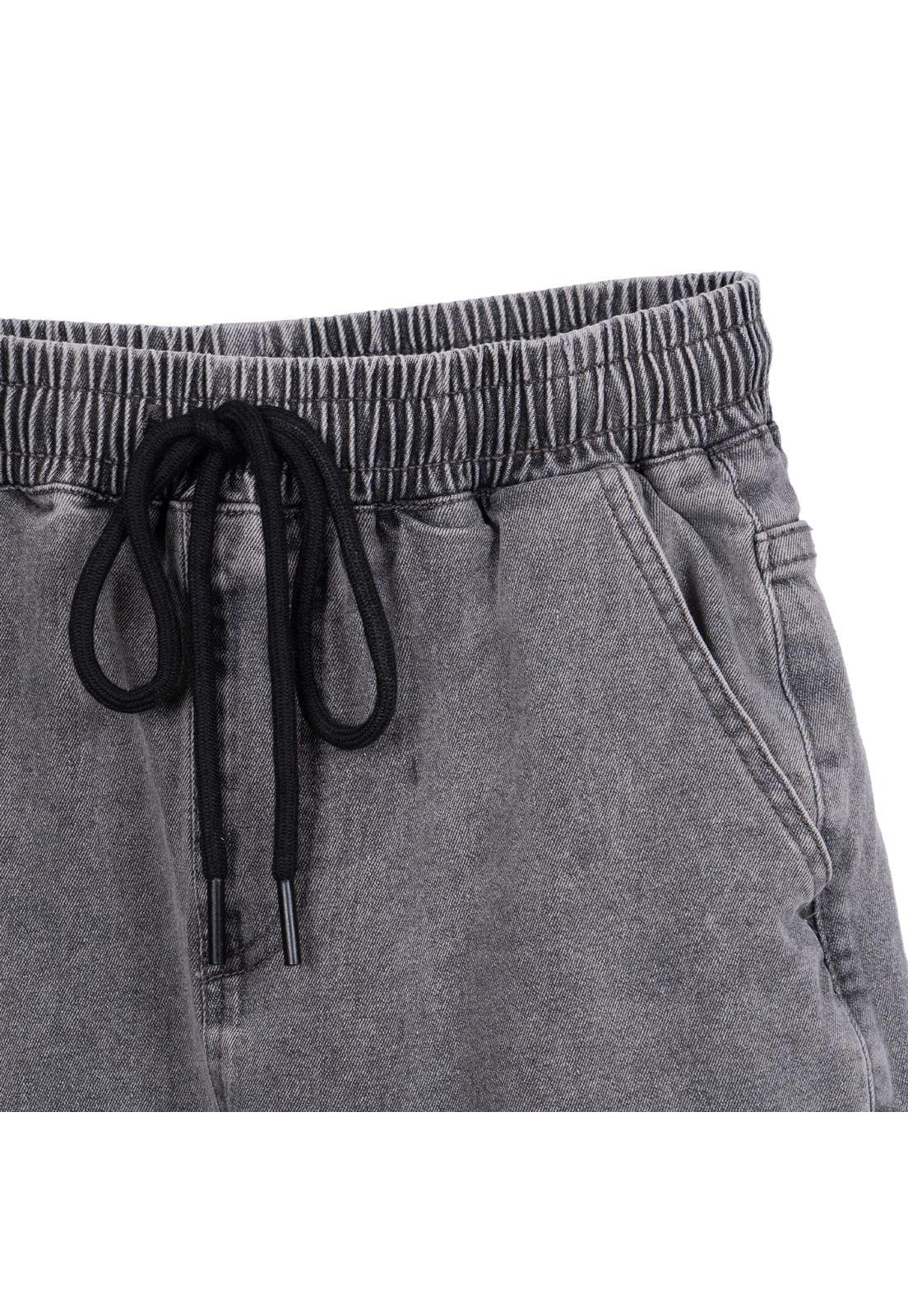 Jeans Niño Jogger Cargo Gris Pillin-2