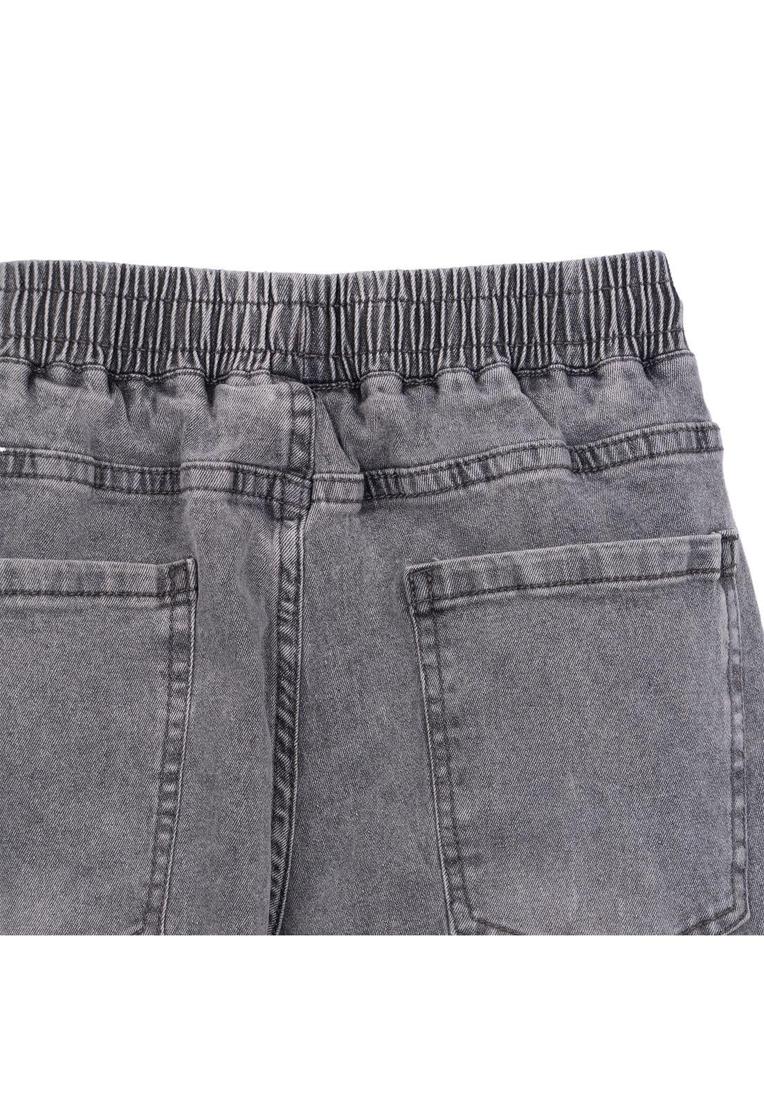Jeans Niño Jogger Cargo Gris Pillin-3