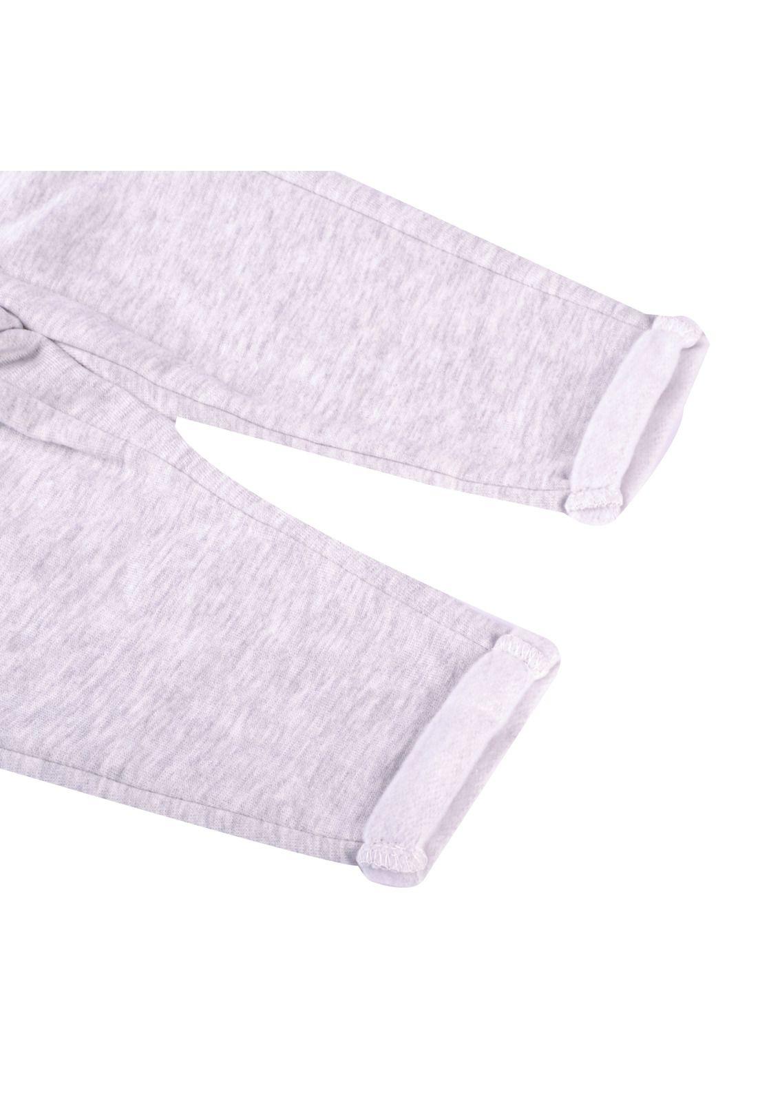 Pantalón Buzo Bebé Niña Gris claro Pillin-3