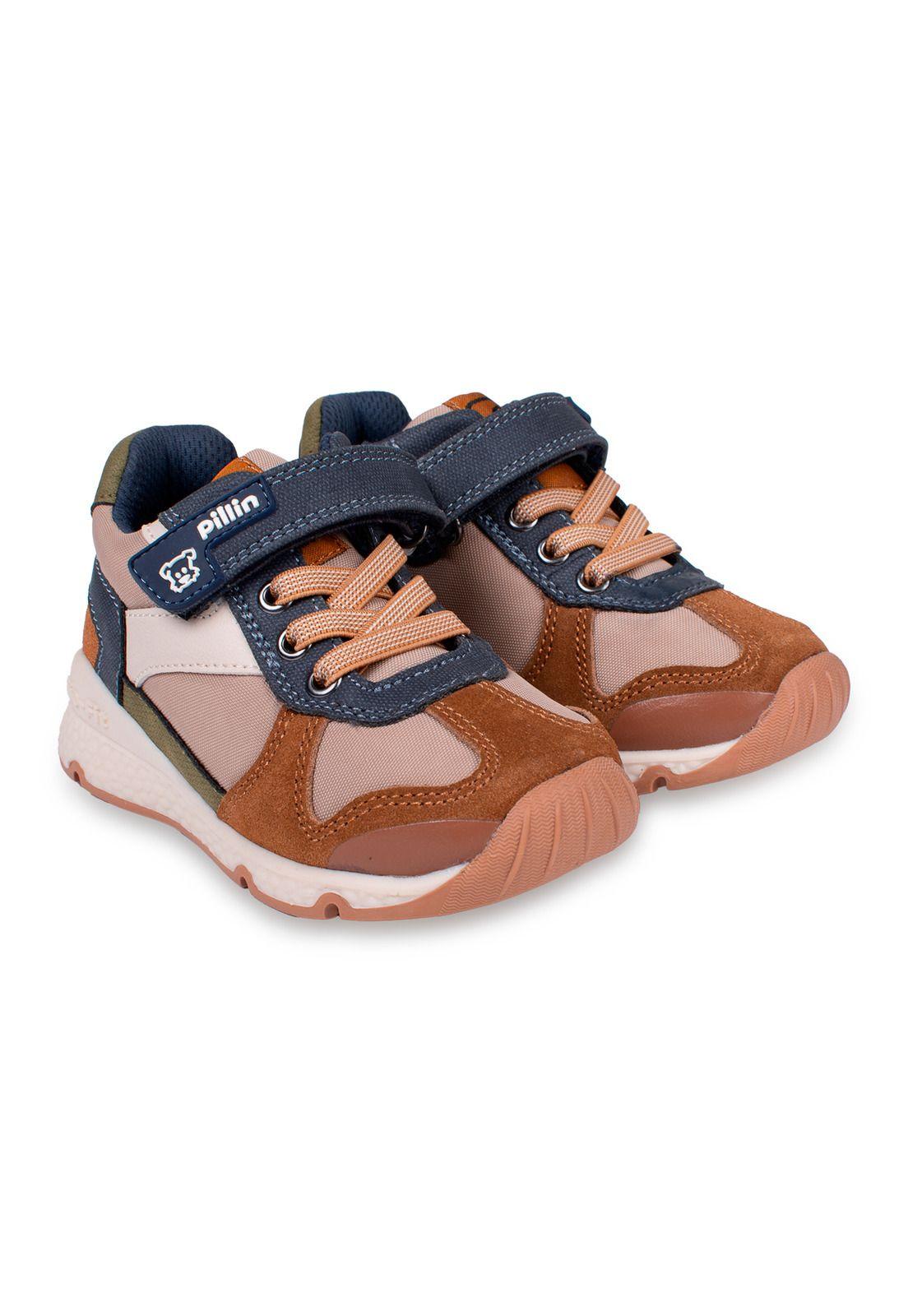 Zapatillas  Niño Café Pillin (PZD506-26CAF)-0