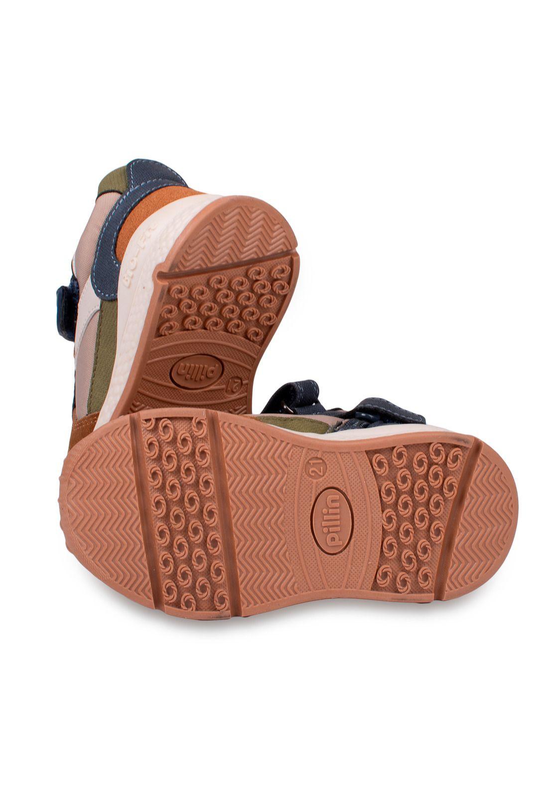 Zapatillas  Niño Café Pillin (PZD506-26CAF)-3