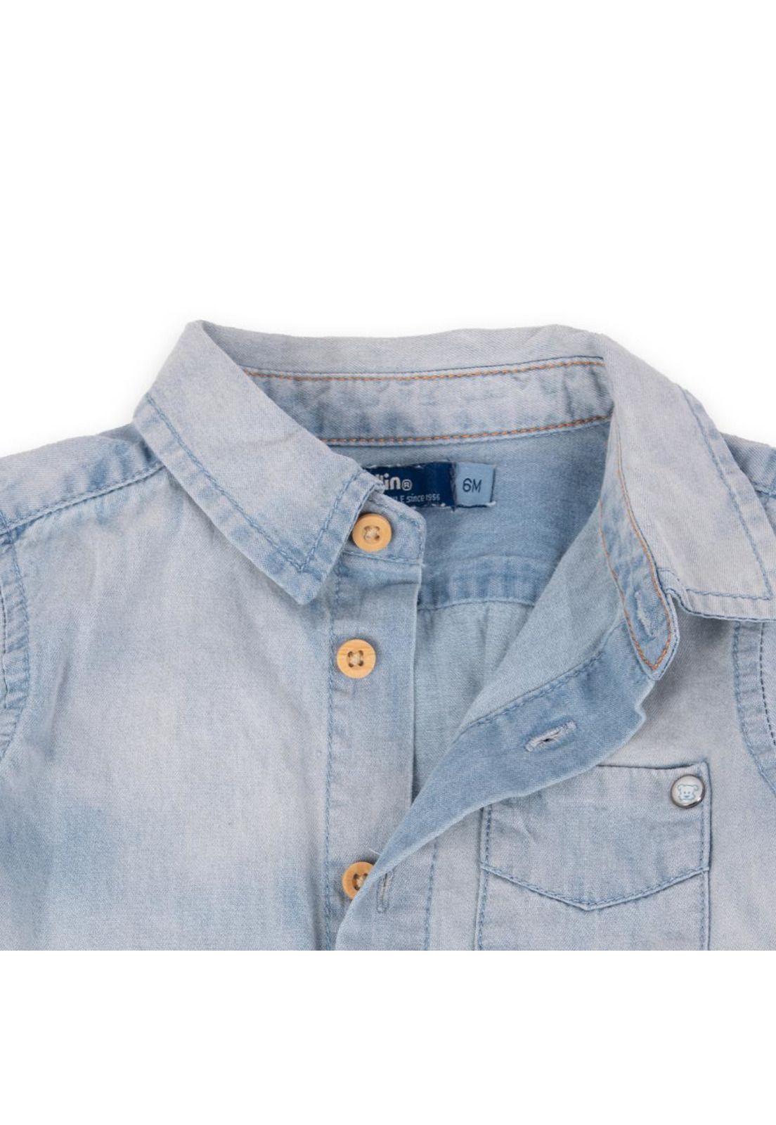 Camisa Bebé Niño Denim Pillin-1