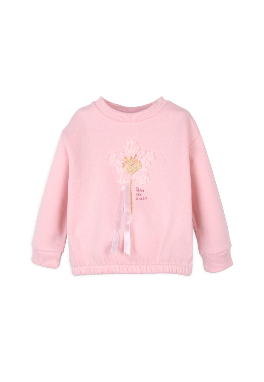 Polerón  Niña Rosado Pillin (PVD518-26ROS)-0