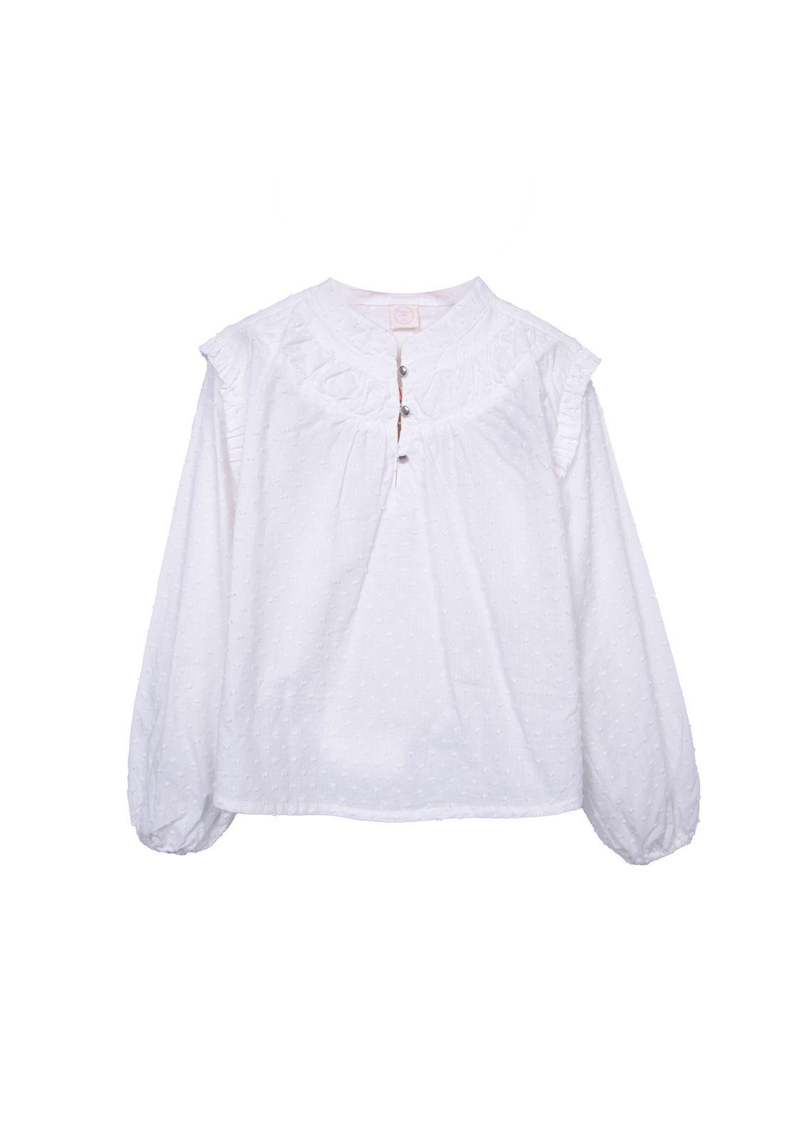 Blusa  Blanco Niña Pillin (PVD803-26BCO)-0