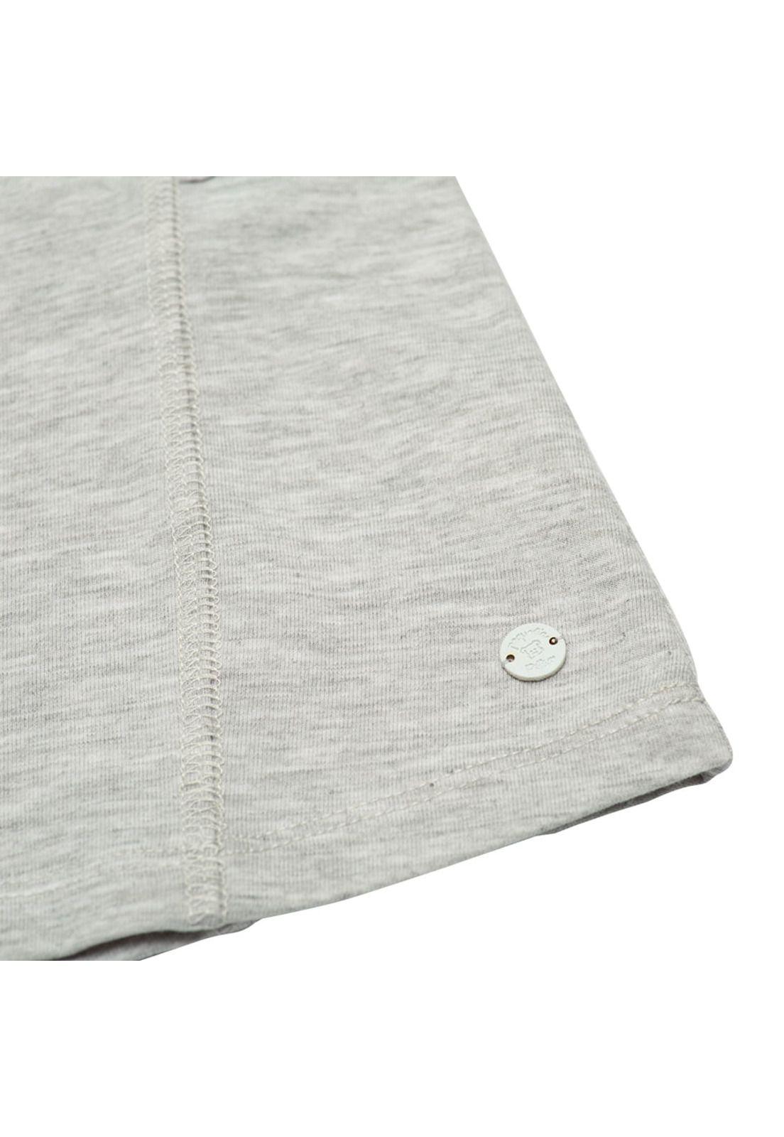 Polera Bebé Niña Gris Claro Pillin-3
