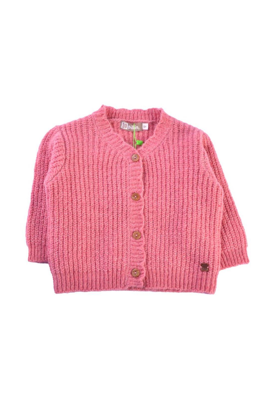 Chaleco Bebé Niña Rosado Pillin-0