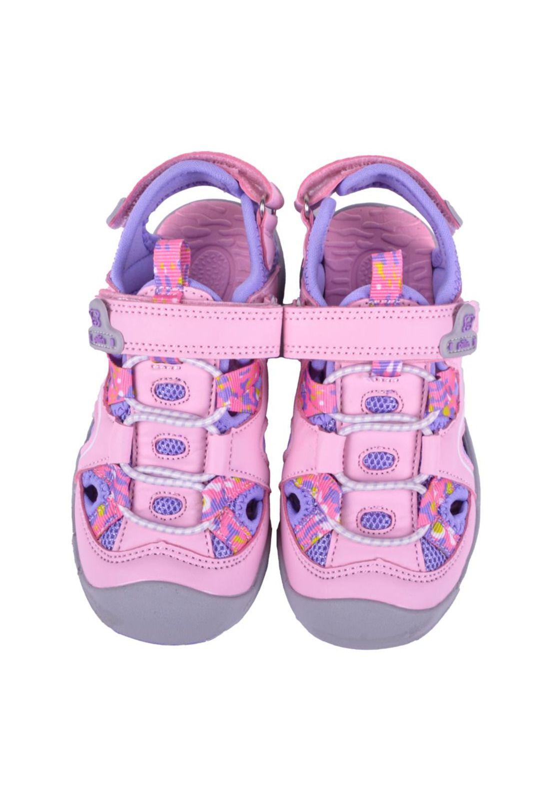 Sandalias Bebe Niña Rosado Pillin-1