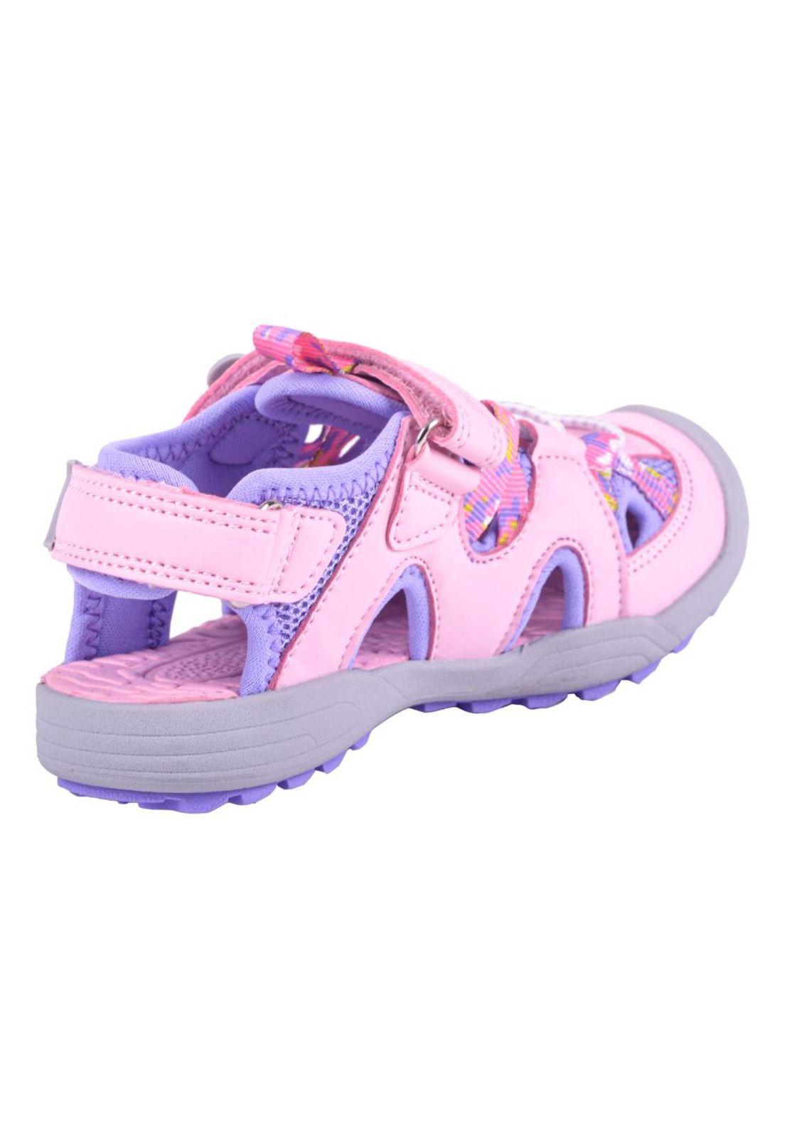 Sandalias Bebe Niña Rosado Pillin-3